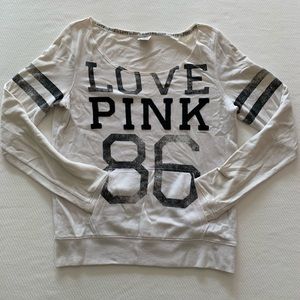 PINK Victoria’s Secret Cut Crew Neck Pullover